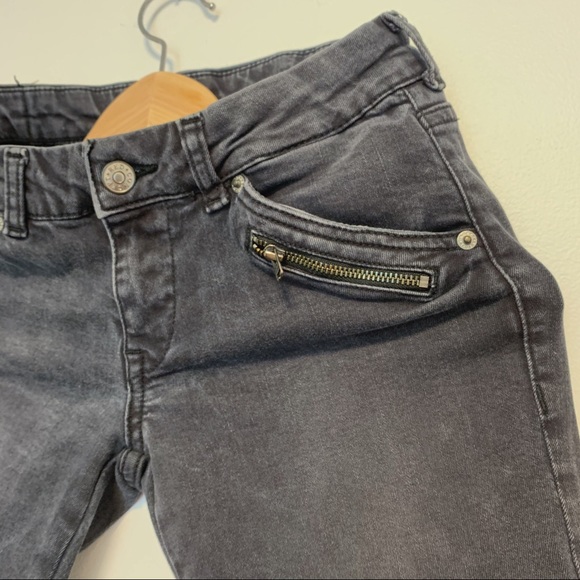 Grey moto lowrise legging jeans - Picture 4 of 6